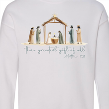 Load image into Gallery viewer, Greatest Gift of All Crewneck Sweatshirt - Bella