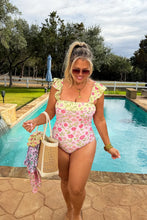 Load image into Gallery viewer, PREORDER: Floral Rainbow Swim Set