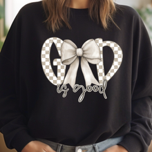 Load image into Gallery viewer, Coquette God Is Good Crewneck Tee or Sweatshirt