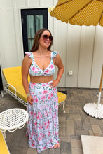 Load image into Gallery viewer, PREORDER: Floral Capri Chic Swim Set