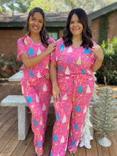 Load image into Gallery viewer, PREORDER: Pink Trees Pajama Set