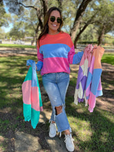 Load image into Gallery viewer, PREORDER: Finnley Colorblock Pullover in Four Colors