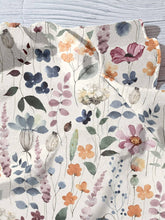Load image into Gallery viewer, Flutter Sleeve Watercolor Floral & Leopard Print V-Neck Top