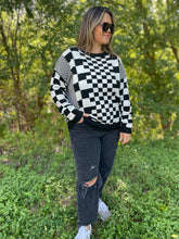 Load image into Gallery viewer, PREORDER: All Checkered Out Sweater in Four Colors