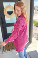 Load image into Gallery viewer, PREORDER: Contrast Trim Knit Cardigan in Four Colors