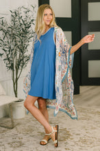 Load image into Gallery viewer, Airloom Trim Detail Mini Tank Dress in Ocean Blue