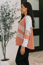 Load image into Gallery viewer, All Over the Place Color Block Relaxed Pullover