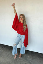 Load image into Gallery viewer, PREORDER: Winter Free Spirit Bell Sleeve Top