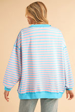 Load image into Gallery viewer, Color Clash Drop Shoulder Long Sleeve