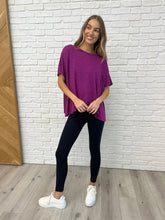 Load image into Gallery viewer, Basically Flowing Dolman Sleeve Top in Lt Plum