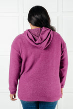 Load image into Gallery viewer, Basically My Favorite Hooded Pullover in Light Plum