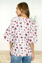 Load image into Gallery viewer, Blossom Breeze Balloon Sleeve Blouse