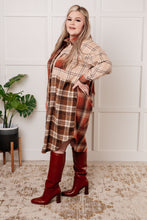 Load image into Gallery viewer, Cabin Fever Flannel Plaid Oversized Shacket