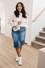 Load image into Gallery viewer, Candy Buttons Pom Detail Sweater