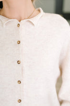 Load image into Gallery viewer, Careful Consideration Collared Button Down in Heathered Beige