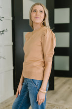 Load image into Gallery viewer, Casually Classy Puff Sleeve Blouse in Brush
