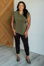 Load image into Gallery viewer, Classic Surplice Front Top in Olive