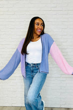 Load image into Gallery viewer, Coffee Date Color Block Cardigan