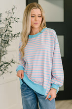 Load image into Gallery viewer, Color Clash Drop Shoulder Long Sleeve