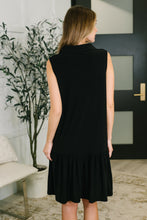 Load image into Gallery viewer, Coral Sands Collared Tank Dress in Black