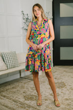 Load image into Gallery viewer, Coral Sands Collared Tank Dress in Floral Paisley
