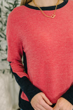 Load image into Gallery viewer, Couldn't Be Happier Color Block Long Sleeve Top