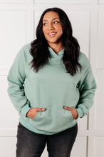 Load image into Gallery viewer, Crosswalk Textured Hoodie in Green