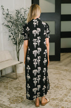 Load image into Gallery viewer, Dark Darlin' Puff Sleeve Maxi Dress