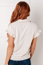 Load image into Gallery viewer, Day Date Ruffle Sleeved Blouse