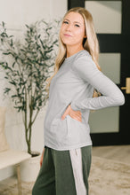 Load image into Gallery viewer, Down to the Basics Long Sleeve Top in Heathered Grey