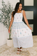 Load image into Gallery viewer, Eager Anticipation Mixed Print Midi Dress