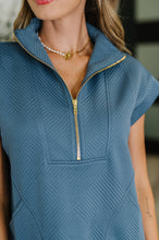 Load image into Gallery viewer, Easy Hustle High Neck Dress in Dusty Blue