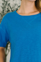 Load image into Gallery viewer, Effortless Edit Boxy Tee in Deep Sky