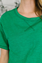 Load image into Gallery viewer, Effortless Edit Boxy Tee in Kelly Green