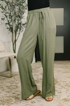 Load image into Gallery viewer, Essential Feeling Straight Leg Lounge Pants in Light in Olive