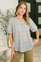Load image into Gallery viewer, Everything in My Power Floral Puff Sleeve Blouse