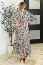 Load image into Gallery viewer, Fiercely Feminine Leopard Print Maxi Dress