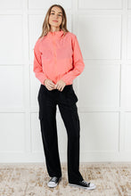Load image into Gallery viewer, Fit Happens Nylon Tennis Jacket in Coral Rose