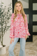 Load image into Gallery viewer, Garden Kiss V-Neck Puff Sleeve Blouse