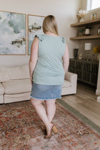 Load image into Gallery viewer, Good For You Ruffle Detail Tank