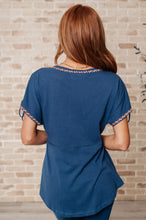 Load image into Gallery viewer, Greece Lightning V-Neck Blouse