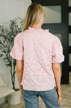 Load image into Gallery viewer, Growing Together Notch Neck Puff Sleeve Top