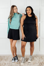 Load image into Gallery viewer, Gym and Tonic Butter Romper Dress in  Black