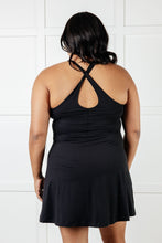 Load image into Gallery viewer, Gym and Tonic Butter Romper Dress in  Black
