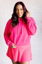 Load image into Gallery viewer, Had Me in the First Half Pullover Hoodie in Flamingo Pink