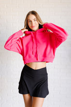 Load image into Gallery viewer, Had Me in the First Half Pullover Hoodie in Flamingo Pink