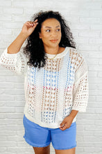 Load image into Gallery viewer, Hallow Laugh Open Knit Top