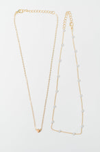 Load image into Gallery viewer, Heart of Gold Pendant Necklace Layered Set in Gold