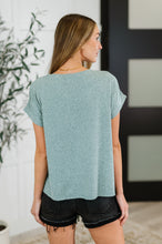 Load image into Gallery viewer, Heathered Harmony Basic Tee in Ash Jade