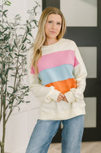 Load image into Gallery viewer, Humor Me Color Block Relaxed Pullover